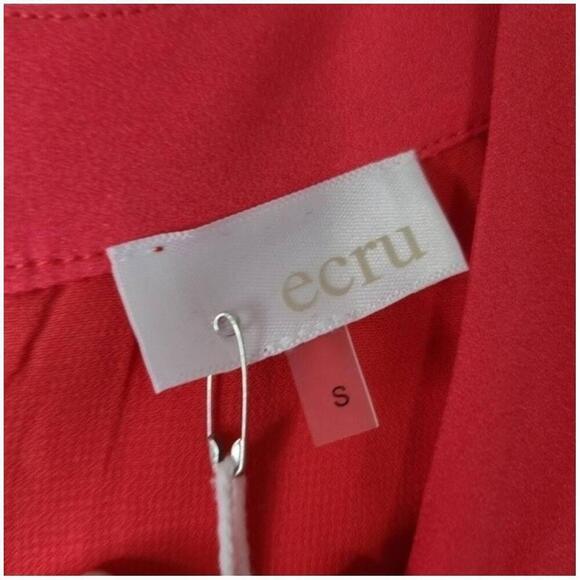 NWT Ecru Blanchett Coral Halter Lined Sleeveless Blouse Size Small - Picture 3 of 4